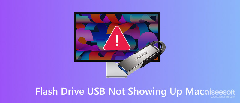 Flash Drive verschijnt niet op Mac