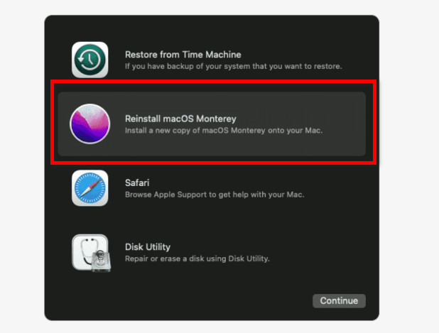 Installer Mac OS på nytt