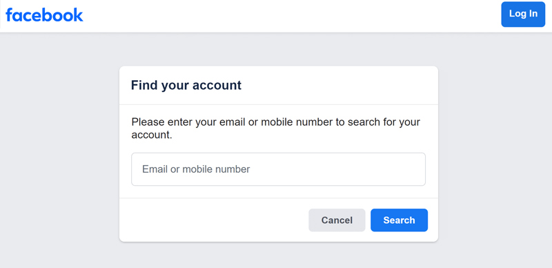 Find Recover Your Facebook Account