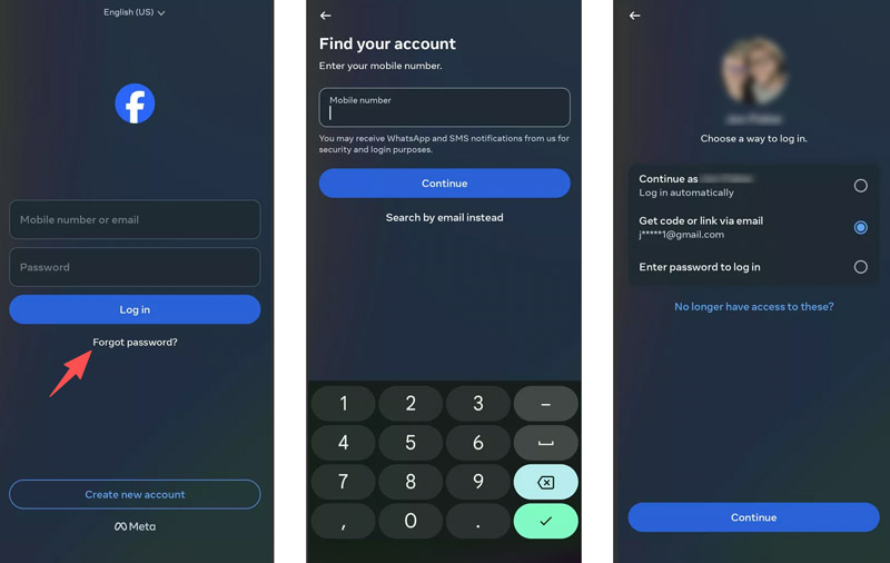 Reset Facebook Password On Phone When Forgot