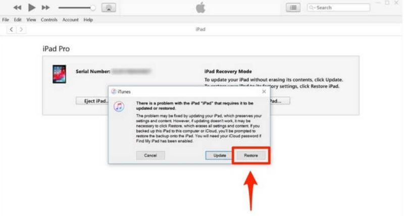Reset iPhone 12 Via iTunes Finder