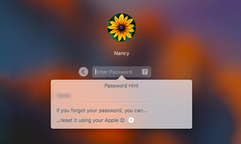 Подсказка пароля