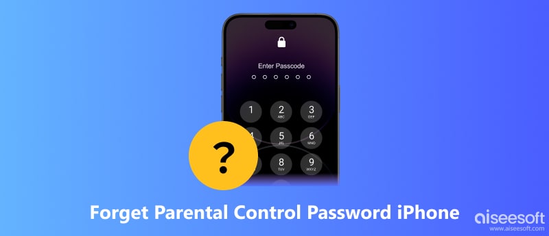 Forgot Parental Control Password iPhone