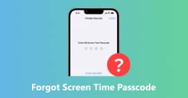 Forgot Screen Time Passcode