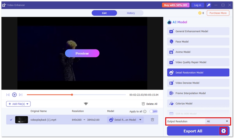 Adjust Format And Resolution