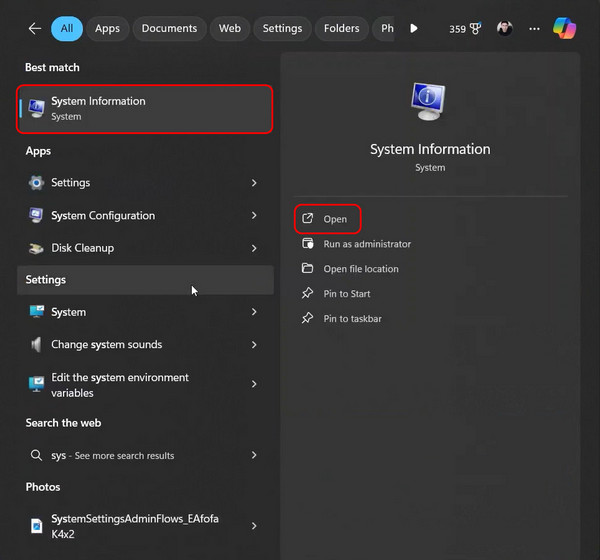 System Information
