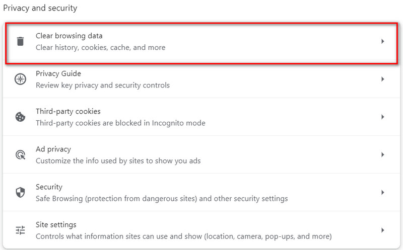 Clear Browser Cookies Cache