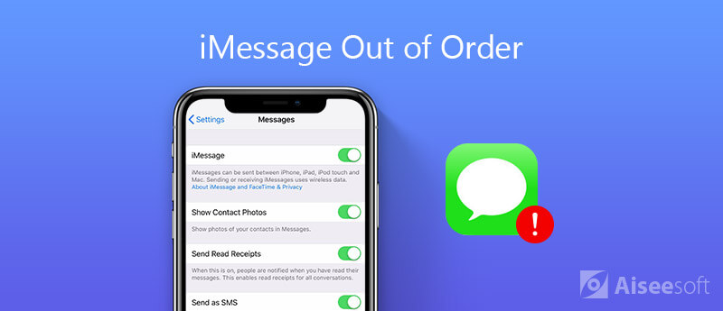 Oprava iMessages mimo provoz na iPhone