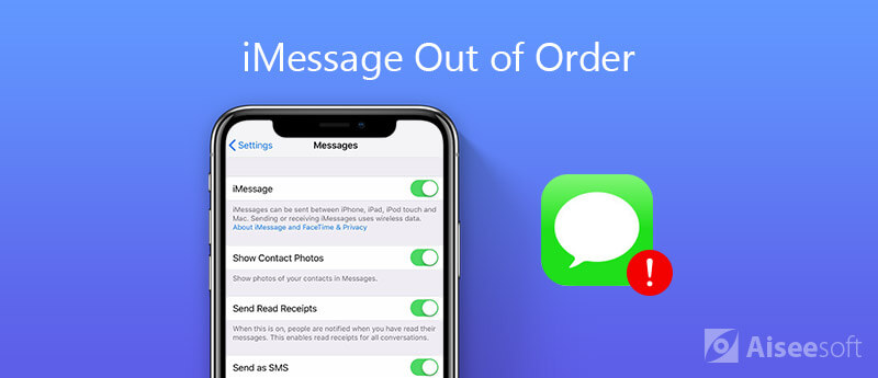 Исправить iMessages из строя на iPhone