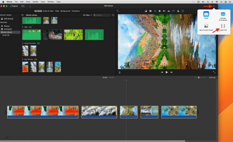 Eksport iMovie