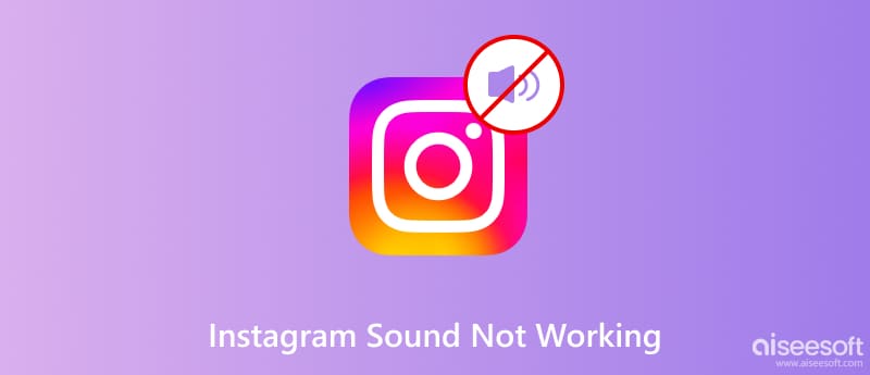 Instagram-geluid werkt niet