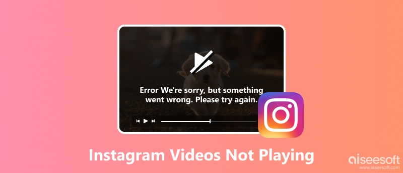 Instagram-videoer spiller ikke