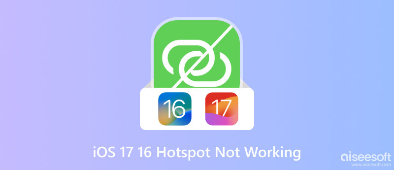 Hotspot w iOS 17 16 nie działa