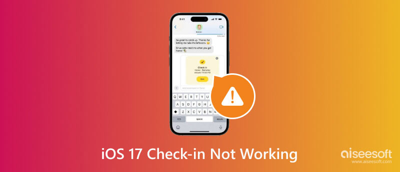iOS 17-indtjekning virker ikke
