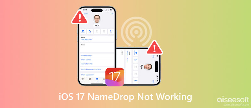 iOS 17 NameDrop 不工作