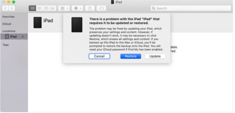 Click Restore To Itunes