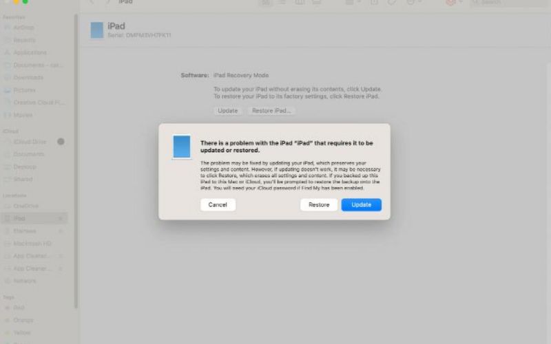 Click Restore Itunes