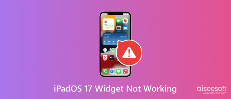 iPadOS 16 17 -widget ei toimi