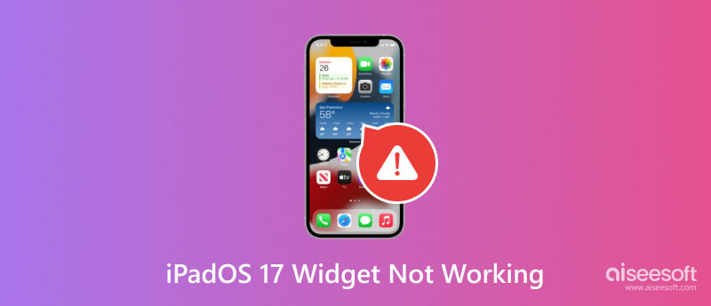 iPadOS 16 17-widgeten fungerar inte