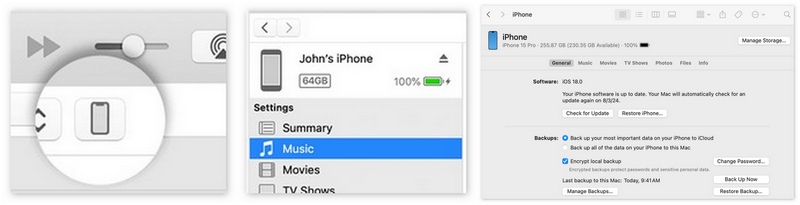 Restore iPhone Via iTunes