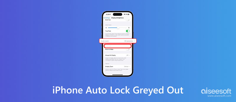 iPhone automatisk låsning er nedtonet