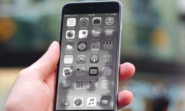 Napraw czarno-biały ekran iPhone'a