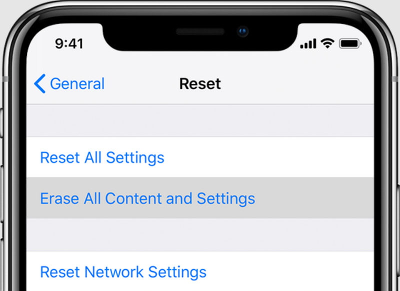 Factor Reset iPhone-herstartlus