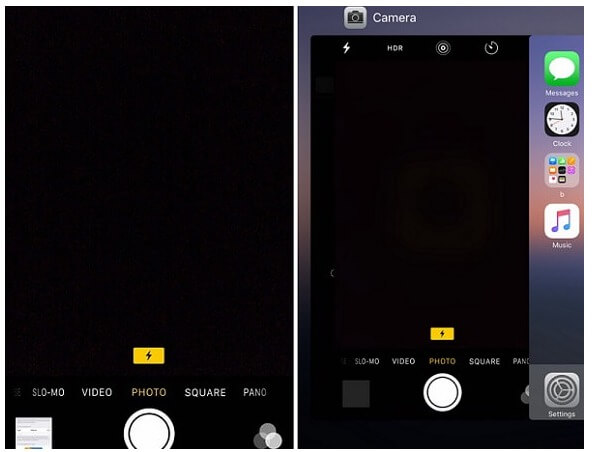 Camera APP uygulamasını kapatın ve yeniden başlatın