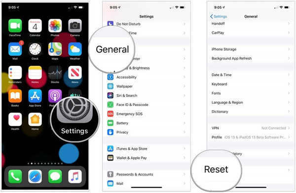 iPhone Reset Feature