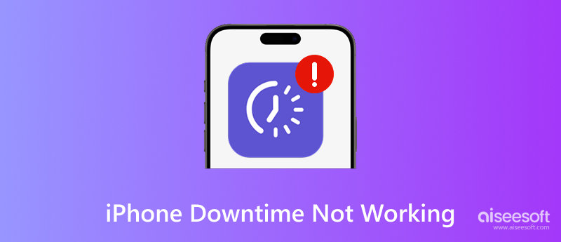 Iphone Downtime Not Working