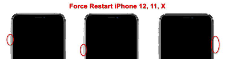 Vynutit restartování iPhone