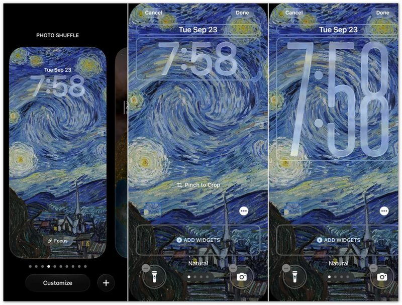 Tilføj widgets til iPhones låseskærm