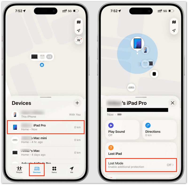 Turn On Lost Mode to Find Lost Device