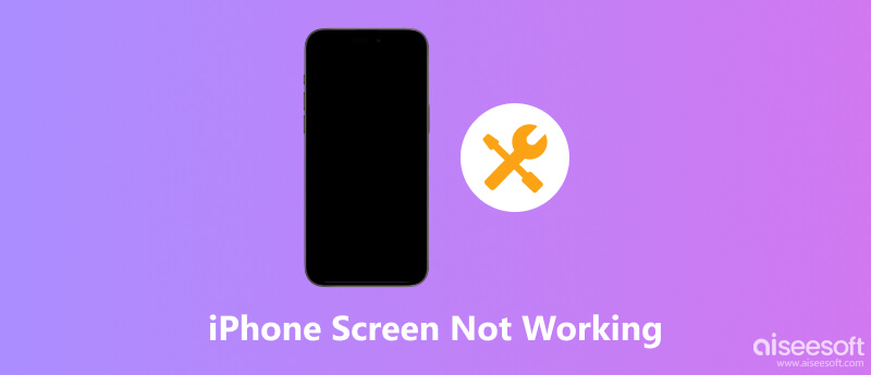 iPhone 화면이 작동하지 않음