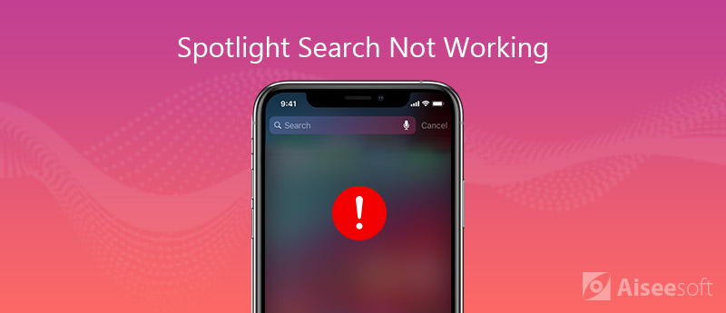 Поиск iPhone Spotlight не работает