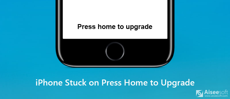 iPhone zit vast op Press Home om te upgraden