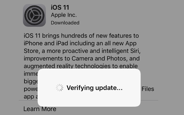  Verifying Update Issue