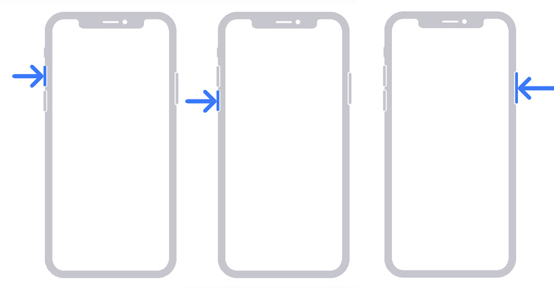 Tving genstart af iPhone X og nyere