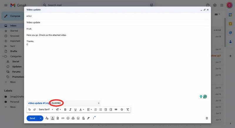 Send Via Email