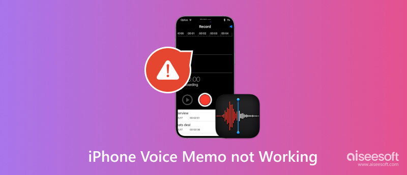 iPhone Voice Memo fungerer ikke