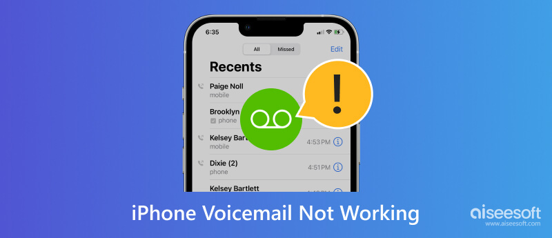 iPhone Voicemail virker ikke