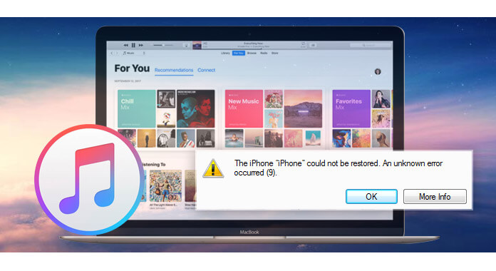 iTunes Error 9 Fix til iPhone