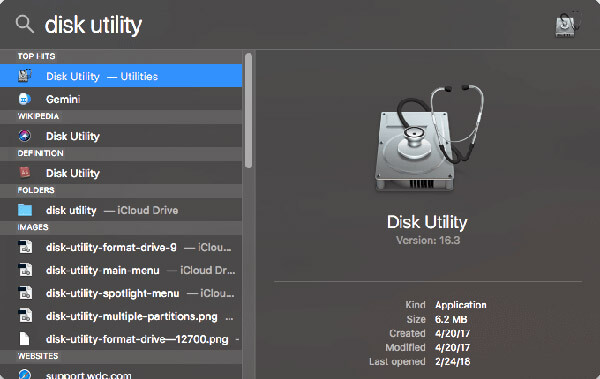 disk Utility