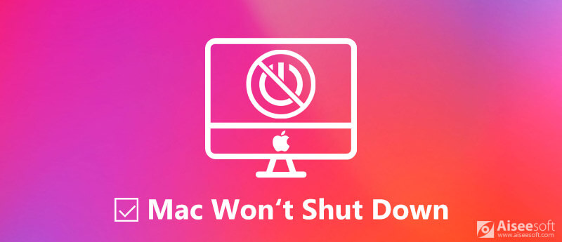 Fix Mac vil ikke blive lukket ned