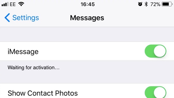 İPhone'da iMessage'ı açma ve kapatma