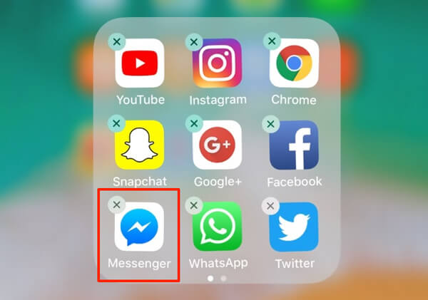 Installeer de app opnieuw