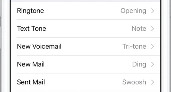 iPhone text tone