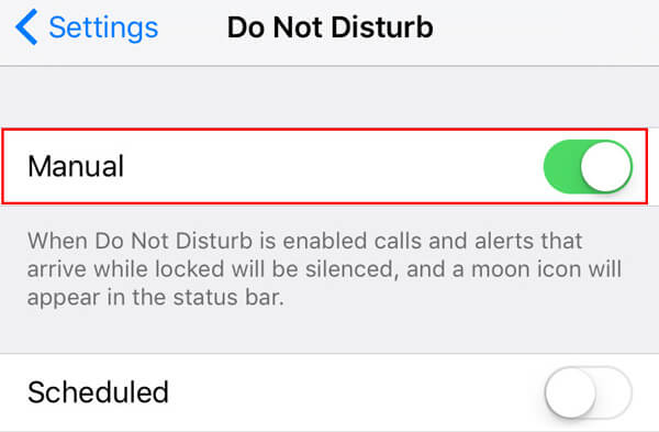 Do Not Disturb Mode