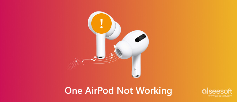 Un AirPod non funziona