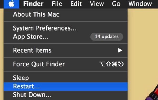 Επανεκκινήστε τον υπολογιστή Mac